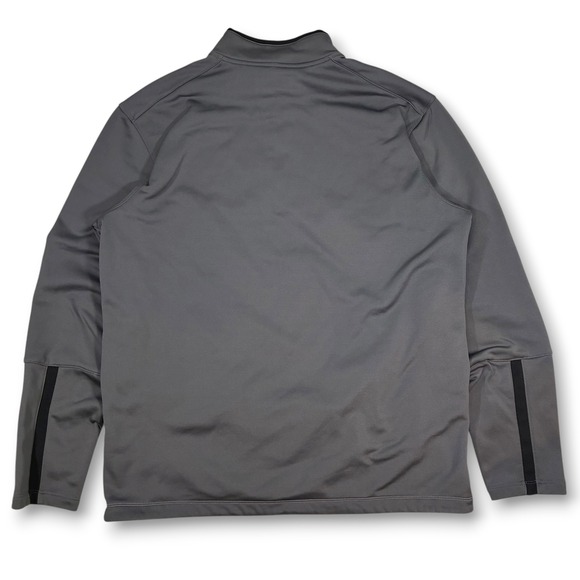 Nike Golf Therma Fit 1/4 Zip Pullover‎ Men Gray White Color Block Standard Fit L - Picture 2 of 9